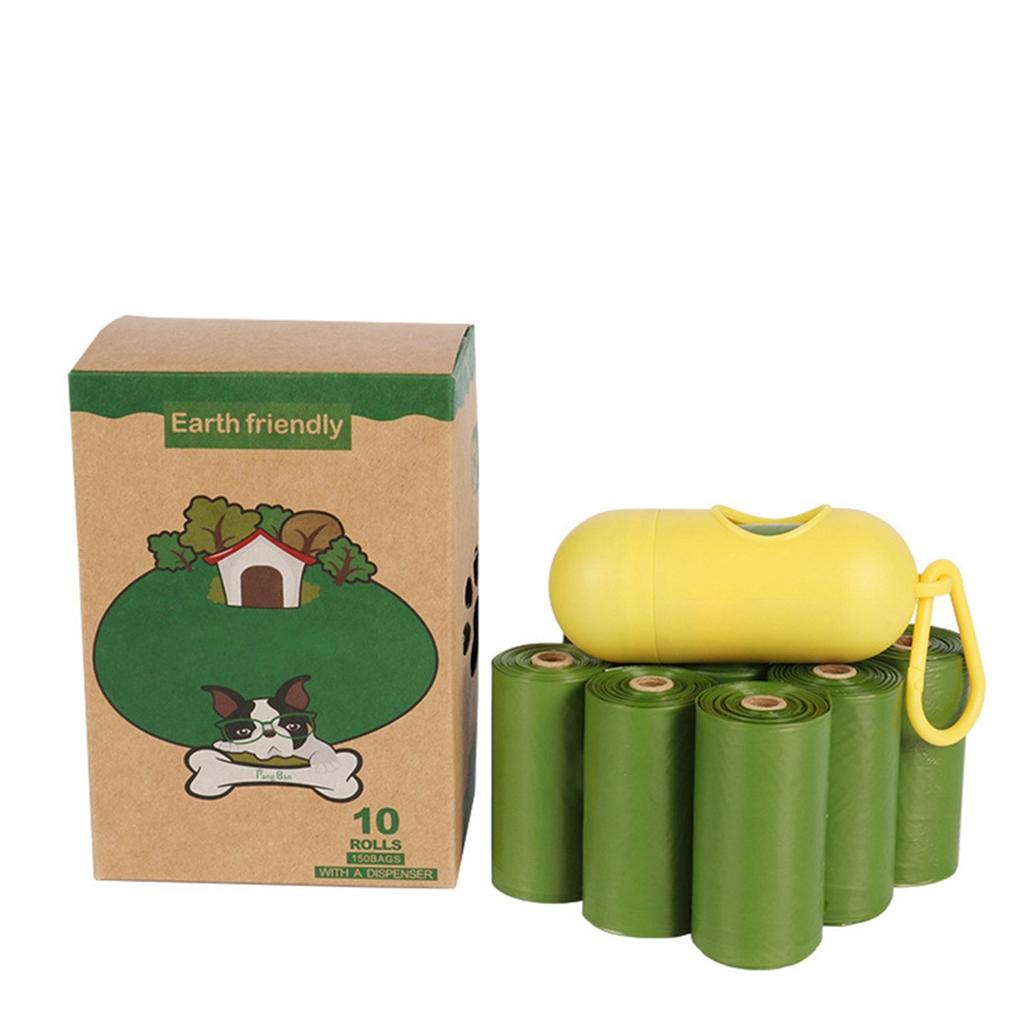 Biodegradables Dog Cat Pet Poop Bags Rolls Extra Thick Leak Proof Waste Refuse Cleaningup Bags For Outdoor Animals Walking And Travel With Allocator
