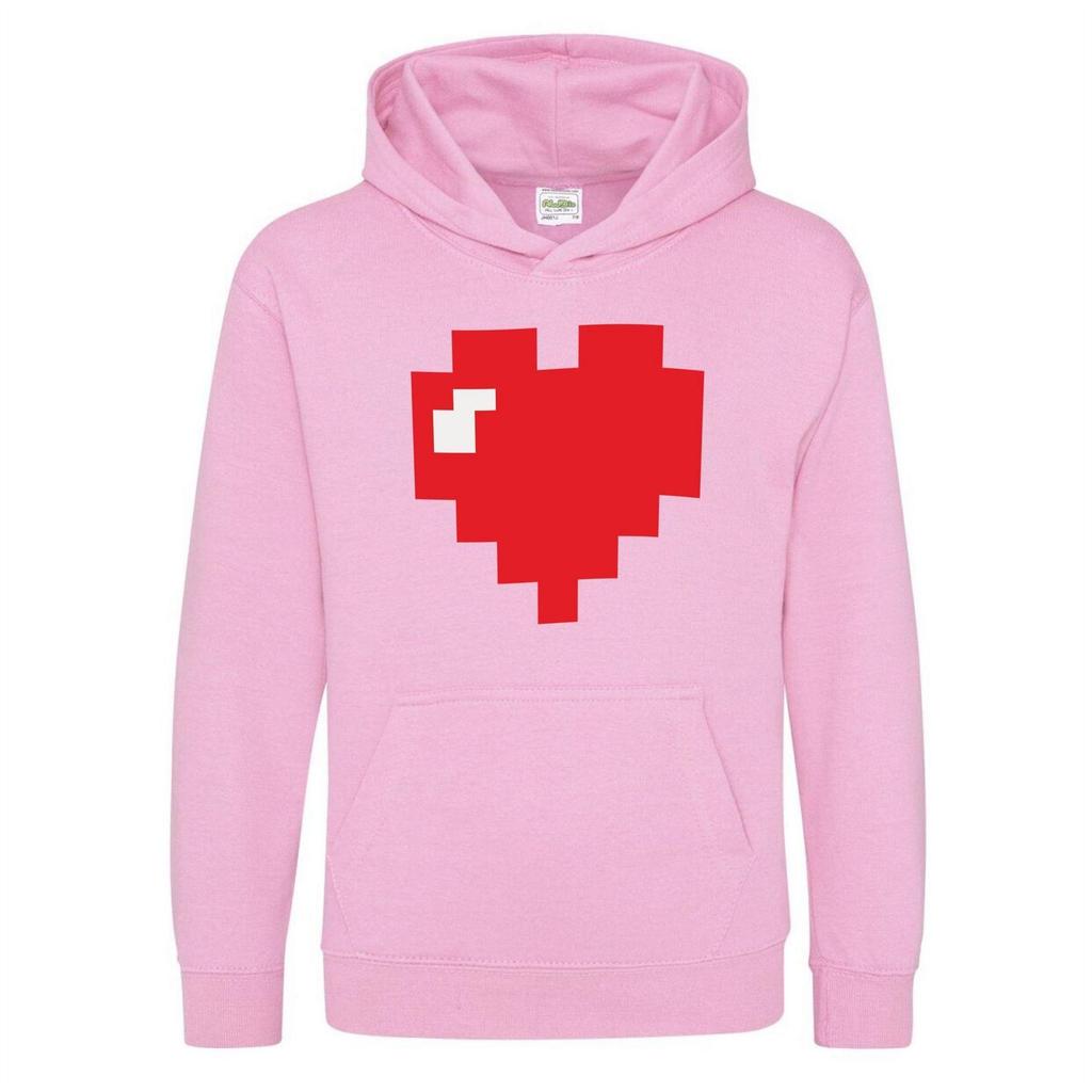AWD Childrens/Kids Retro Gaming Pixelated Hoodie