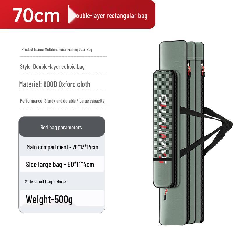 

Водонепроникна багатофункціональна легка сумка великої місткості для зберігання вудок та снастей