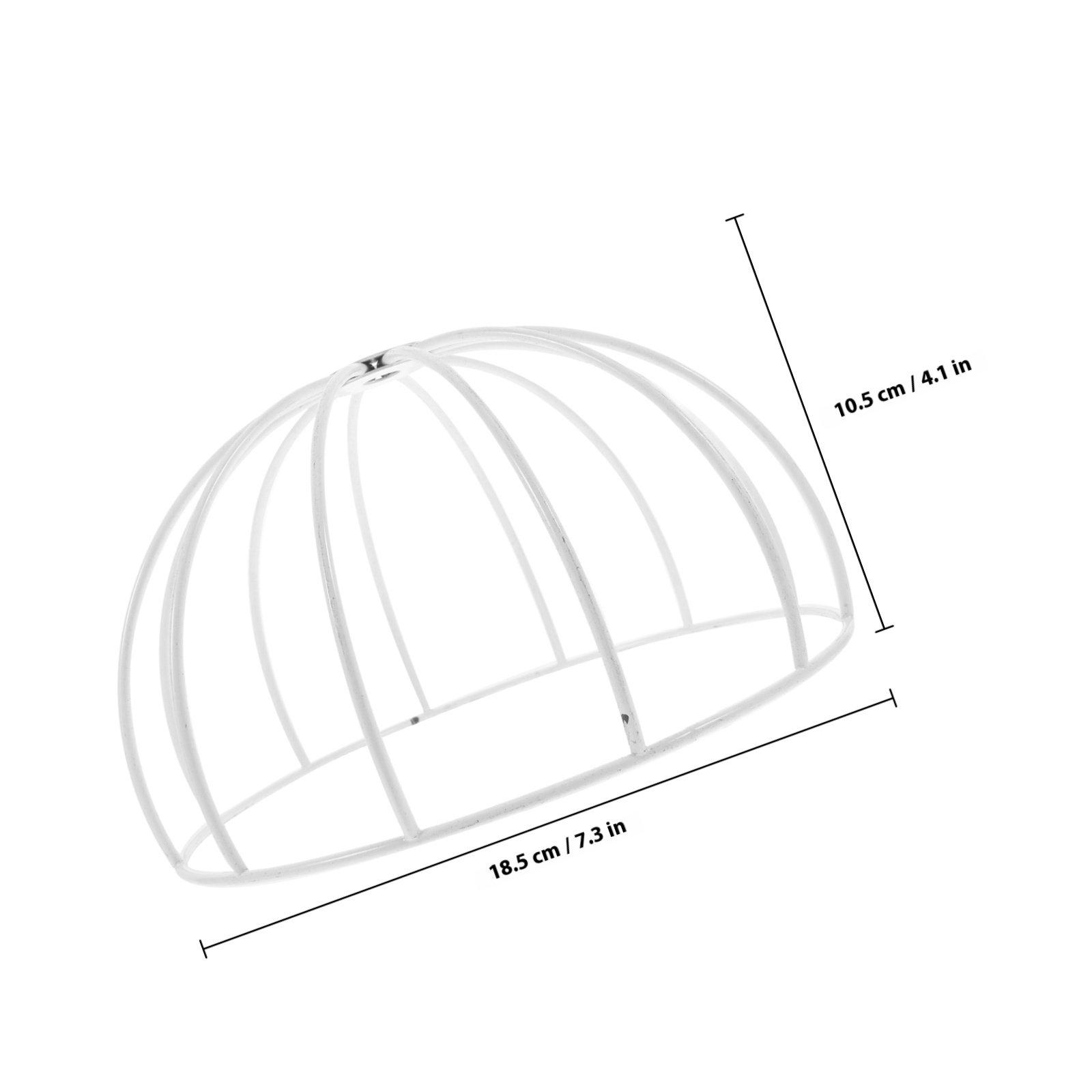 

Metal Iron DIY Lamp Shade Frame Dreamcatcher Style Decorative Pendant Lamp Shade Cage Lampshade Replacement Lighting Fixture белый