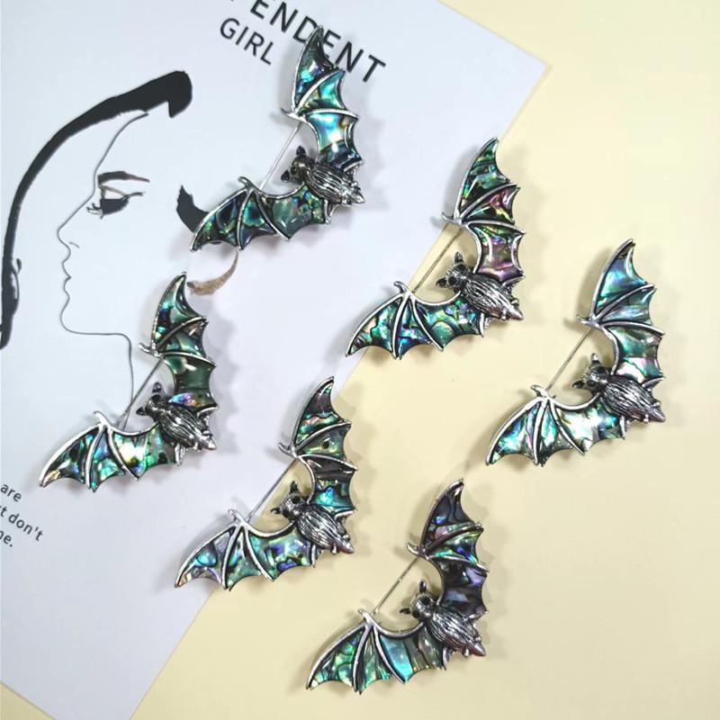 Animal Crafted Shell Bat Brooch Pin Pendant Decorative Jewelry For All Genders