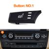 Car Dashboard Air Conditioning Ac Ventilative Circulation Adjust Switch Fan Button Keys Cover Cap for BMW X5 E70 X6 E71 E72
