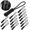 20 Pack Easy to Install Plastic Zipper Heads Replacement Zipper Ends for DIY Craft Bags Luggage Household Sewing Repair