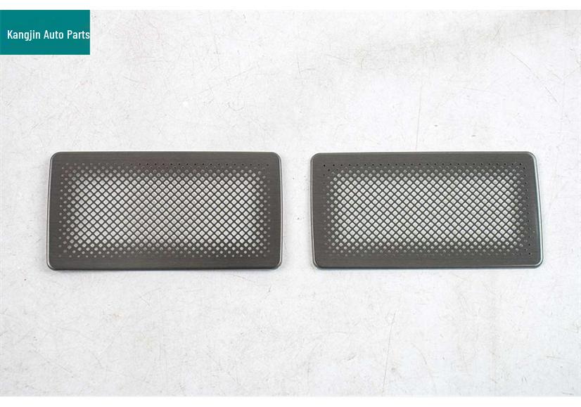 Black Titanium Dustproof Speaker Cover for Wuling 26 Hua Jing S Third Row Seat