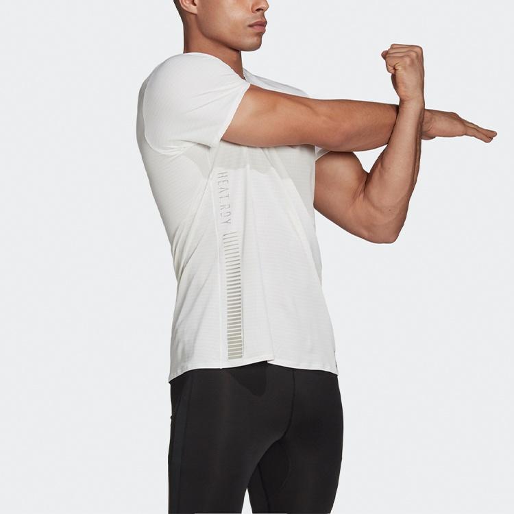 adidas Premium Tee M Casual Running Sports Round Neck Short Sleeve White Men's GL2007