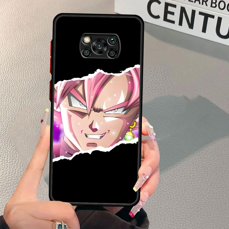 Dragon Ball Fashion Goku Back Phone Cover Case for Xiaomi Poco X3 NFC F3 C50 M5s C51 C40 X3 X4 X5 Pro