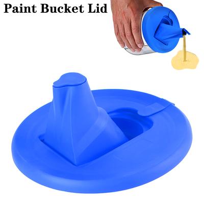 Sealed Paint Pouring Supplies with Ventilation Hole Retractable Spout for Paint Storage Paint Can Lid with Collapsible Spout