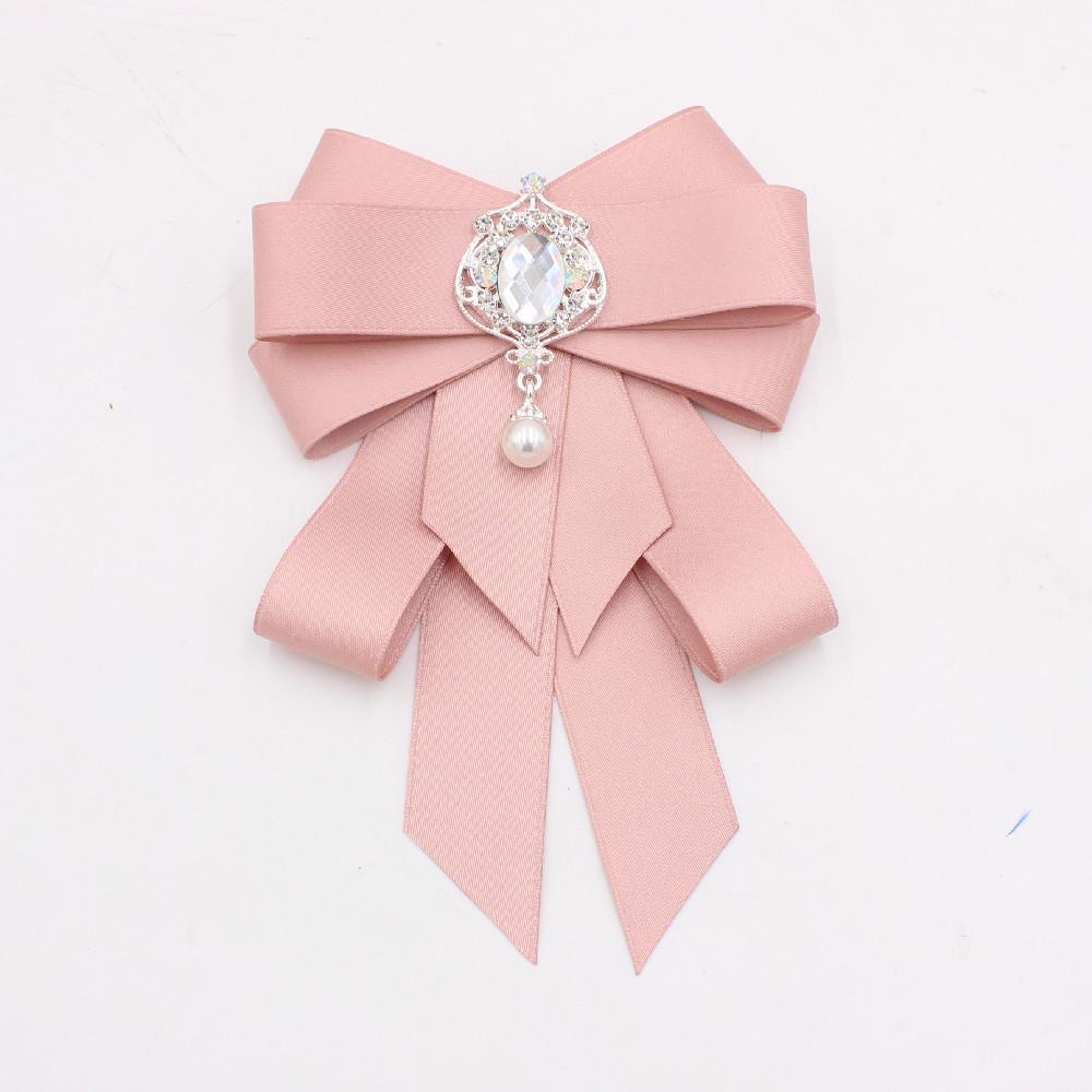 Starry Cat Silver Diamond Collar with Flower and Bow Tie for Women - Korean Style Accessories TS235
