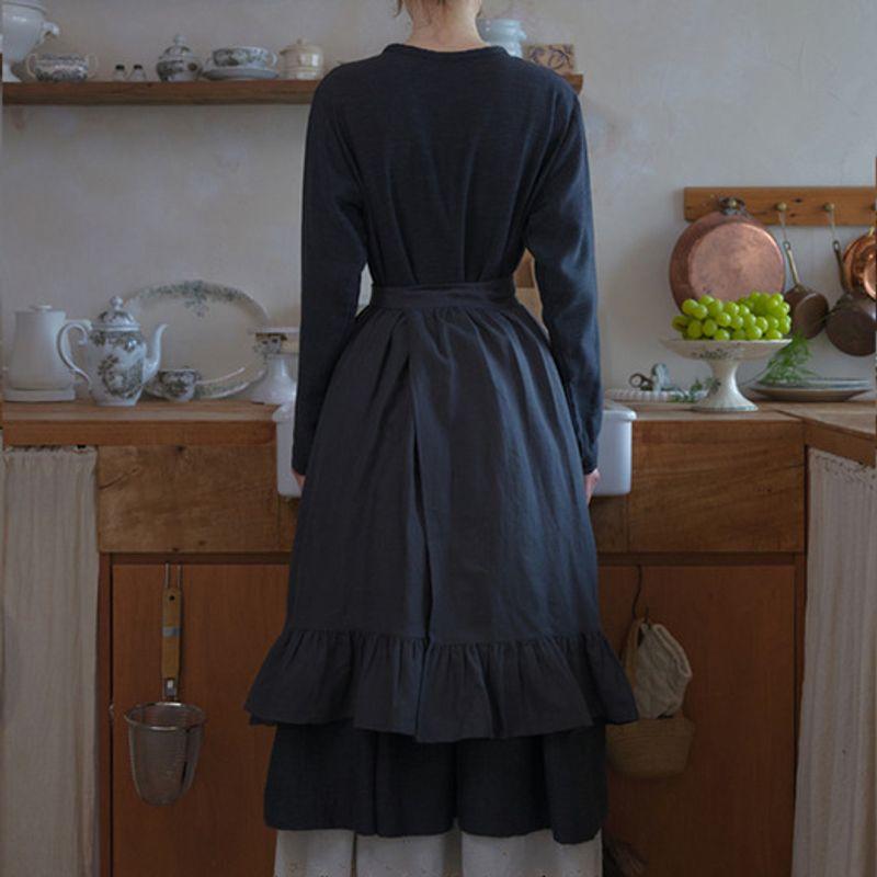 Ho`me Classic Linen Layered Apron