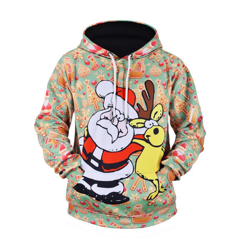 💰Kjøp Cool Hoodie 3D Print Christmas 