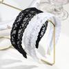 Non-Slip Lace Headband Solid Color Head Hoop Elegant Hairband  Hair Accessories