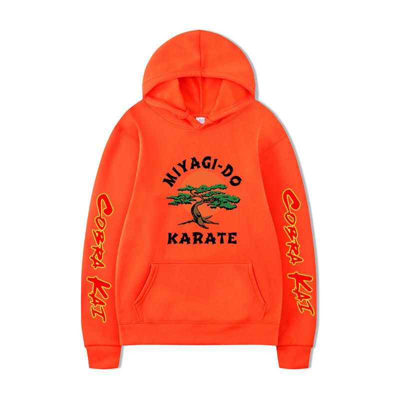 Karate Kid Val Armorr Cobra Print Men's Hoodie Brand Hoody Y2K Clothes Vintage Fashion Unisex Long Sleeve Pullovers