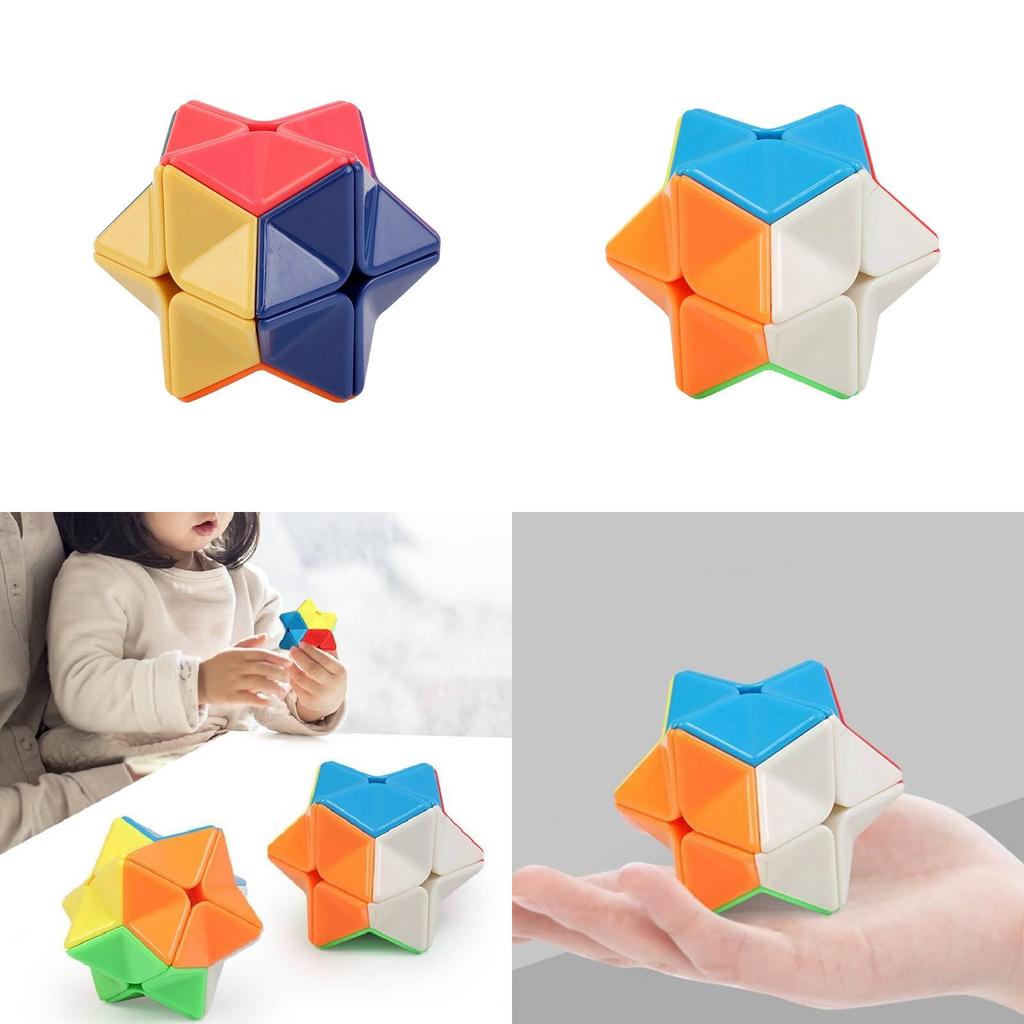 Classic Plastic Puzzle Cube With Stress Relief Features For Children And Adults