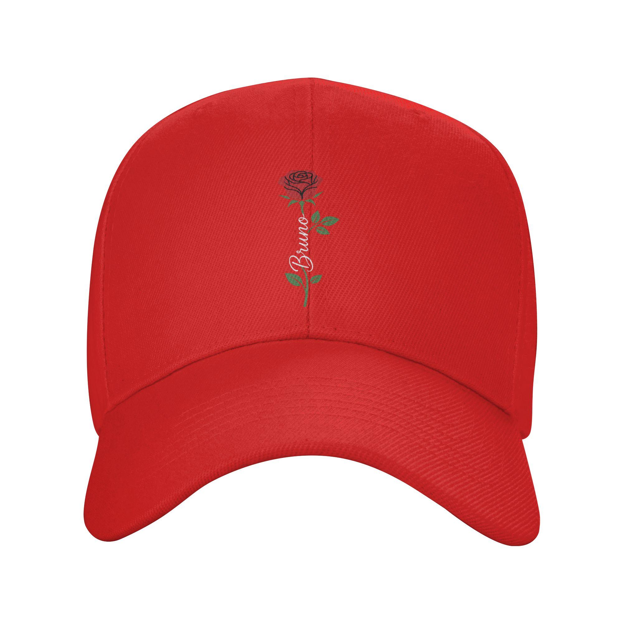 Bruno Rose Flower Aesthetic Sun Baseball Cap Bruno Mars Spring yk Fun Trucker Hat For Women Unisex Hunting Camping Baseball Caps One Size