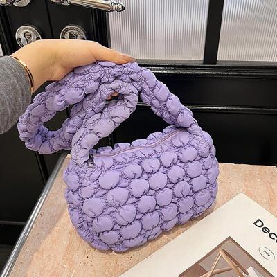 2025 Všestranná módní plisovaná kabelka Cloud - Velká, lehká crossbody a taška přes rameno