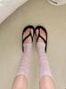 Spring And Summer Thin Pink Socks Women'S Pilates Stockings Cover Ins Ballet Modified Legs Stacked Leg Cover