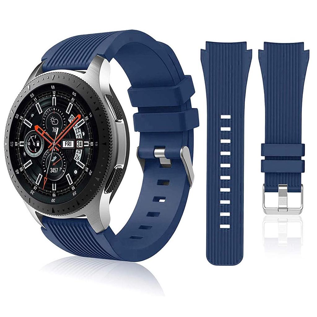 22mm 20mm Silikonový řemínek pro Samsung Galaxy Watch 3 45mm/ GT2 46mm/Gear S3 Náramek pro Amazfit Balance GTR 47mm Řemínek