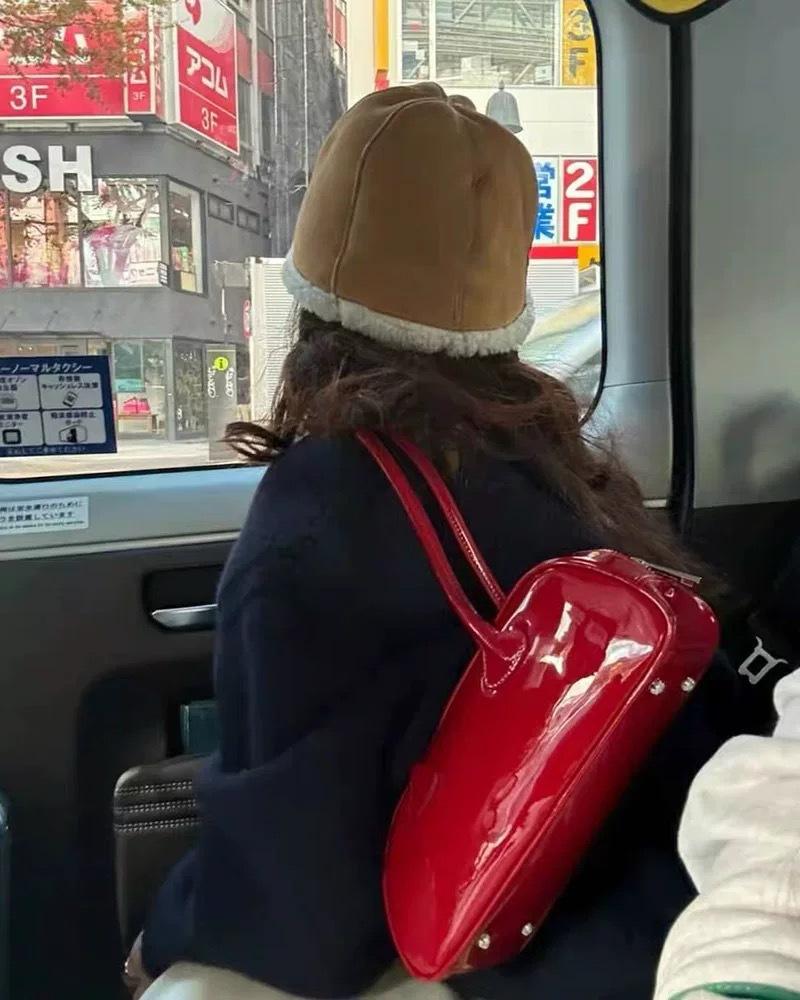 Bag 2026 New Niche Korean One Shoulder Underarm Bag Women s Large Capacity Simple Casual Baguette Bowling Bag