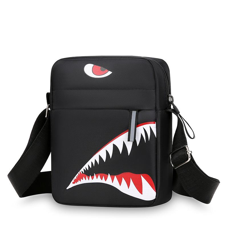 

Мужская сумка-мессенджер, сумки через плечо, мужские небольшие сумки на слинге для работы, деловые водонепроницаемые сумки-оксфорды, сумка-портмоне 19*15*6cm чёрный