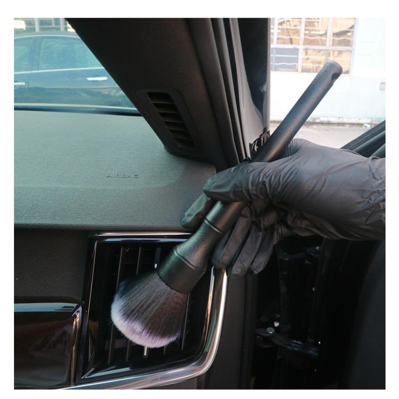 Car Detailing Brush Set, 3 Pieces Car Cleaning Brush Set, Ultra Soft, Car Detail Brush for Car Interior and Car Care Car Interior Outdoor