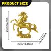 Horse Statue Decorative Animal Sculpture Desktop Figurine for Home Entryway TV Cabinet Office Dining
