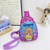 Cartoon Capybara Fun Kids Shoulder Bags Printed Animal Nylon Play Daily Use