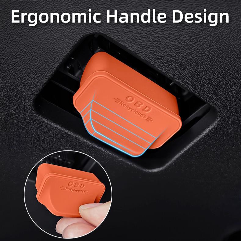 For Li L6 L7 L8 L9 2025 2024 Lixiang Silicone OBD Port Protection Cover