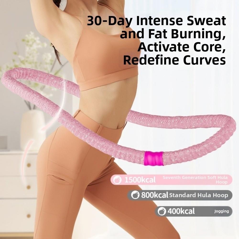 Lågbrusande fjäderrörsyogacirkel mjuk fjäderviktad fitnessring aerob träning