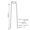 Anti-Rust Galvanized Ground Staples Steel Sod Stakes Pins U-Shap 50PCS