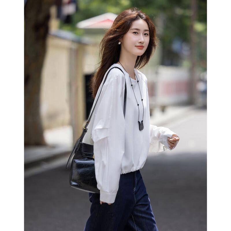 Demana Soft Air Layer Women's Drawstring Sweatshirt