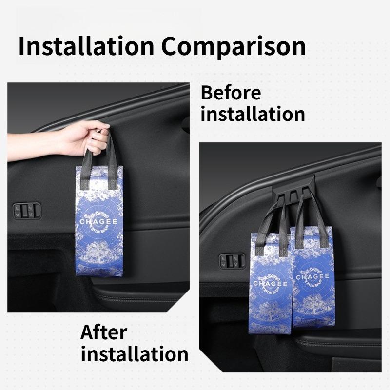 For Tesla Model Y Juniper 2025 Trunk Hook ABS Rear Trunk Wall Side Storage Hook Grocery Bag Organizer Hanger Hook Accessories