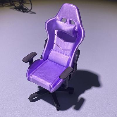 Scaun de gaming pentru computer 1/12 Model Scenă Micro Cameră de jocuri Mobilier miniatural elegant casual pentru