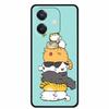 For OPPO A20 Case A 20 Phone Cover Lion Wolf Black Silicone Soft Back Cover Case For OPPO A40 A40m A60 5G Case A 40 A 60 Coque