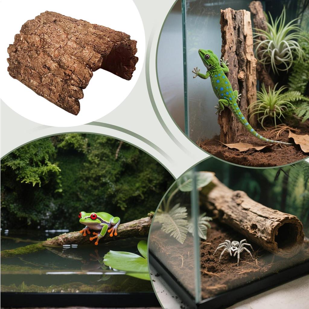 Toad House Resin Cave Habitat Tortoise Shelter For Bearded Dragon Leopard Turtle Frog Geckos Reptiles Amphibians Aquarium Tank