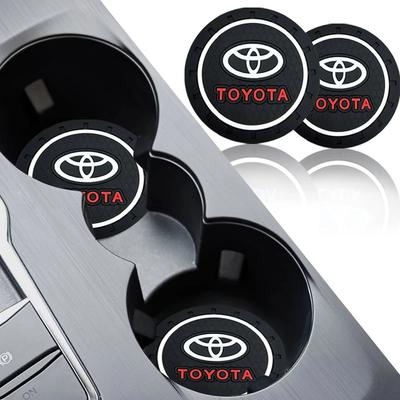 1/2 Stück Silikongel Auto Untersetzer Wasserbecher Rutschfeste Unterlage Für Yaris Corolla Avensis Aygo Vitz Vios Yaris Mark-X Mirai