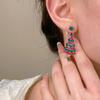 European Style Christmas Tree Earring Zinc Zinc Alloy Xmas Tree Ear Drop  New Year