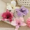 Realistic Orchid Flower Hair Clip Elegant Vacation Photoshoots Props Side Clip for Bangs Loose Hair Hairpin for Women Girls