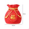 Luxurious Money Bag Decorative Vase - Elegant Home Office Accent