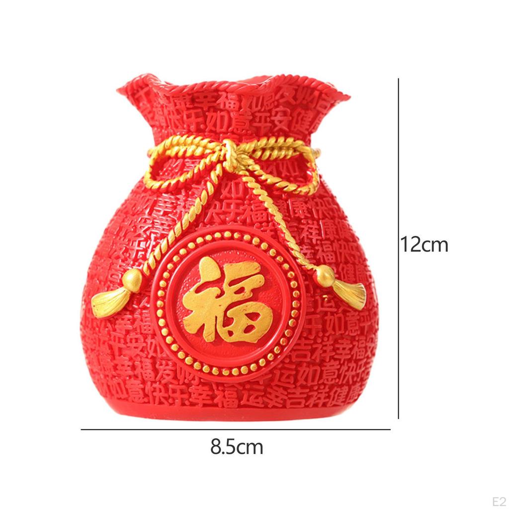 Luxurious Money Bag Decorative Vase - Elegant Home Office Accent