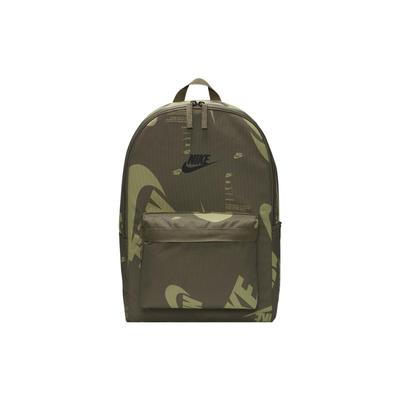 Heritage Fashion Sports Portable Zipper Closure Letter Print Fabric Backpack Unisex Backpack Olive-Green DQ5956-222