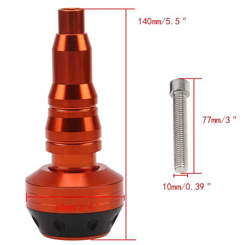 10MM Universal Motorcycle Frame Sliders Motos Anti Crash Pad Anticaida for Suzuki GSR 750 Yamaha MT 09 Falling Protector