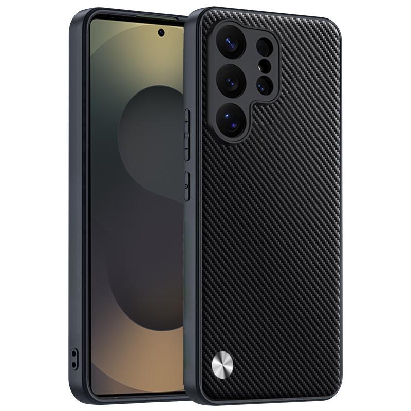 

Ударопрочный чехол Funda для Samsung Galaxy S26 Ultra S25 S24 Plus, чехол-крышка, роскошная задняя крышка из ПУ-кожи, полная защита for Galaxy S26 Ultra