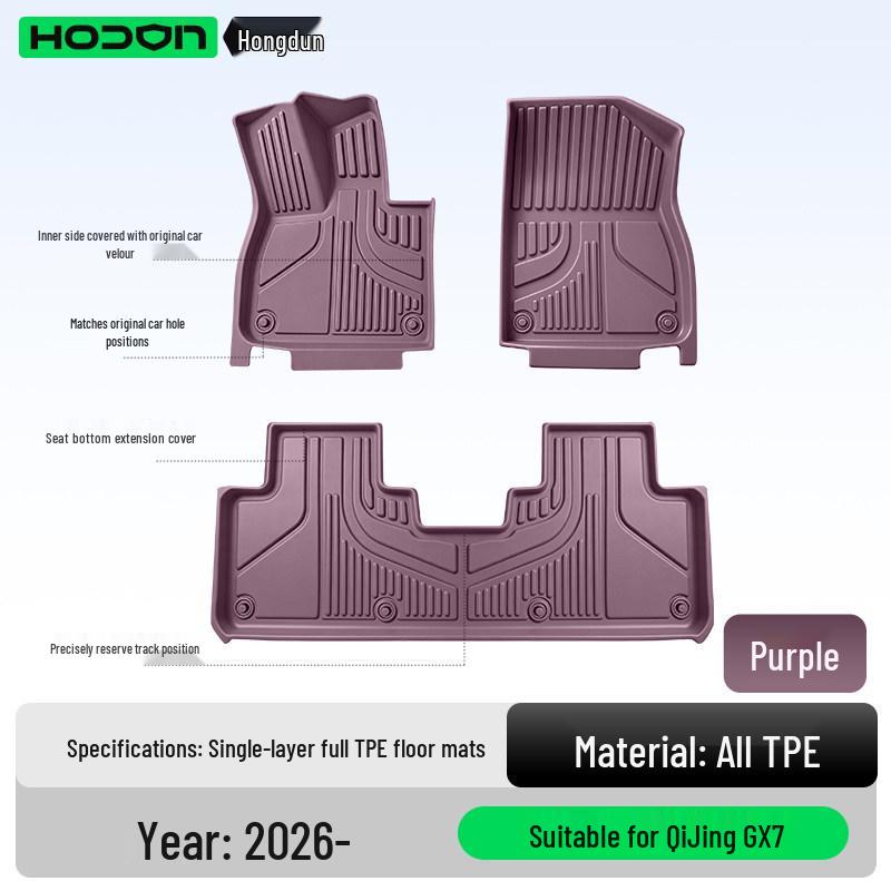 Kaijing GX7 TPE Floor Mats & Starry Sky Trunk Set - Interior Accessories for 26 Models