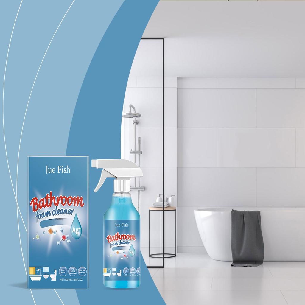 Bathroom Foam Cleaner Stubborn Grime Remover Rust Soften Scale Wall Joint Mold Cleaning Ceramic Tile Water Stain Scale Cleaner