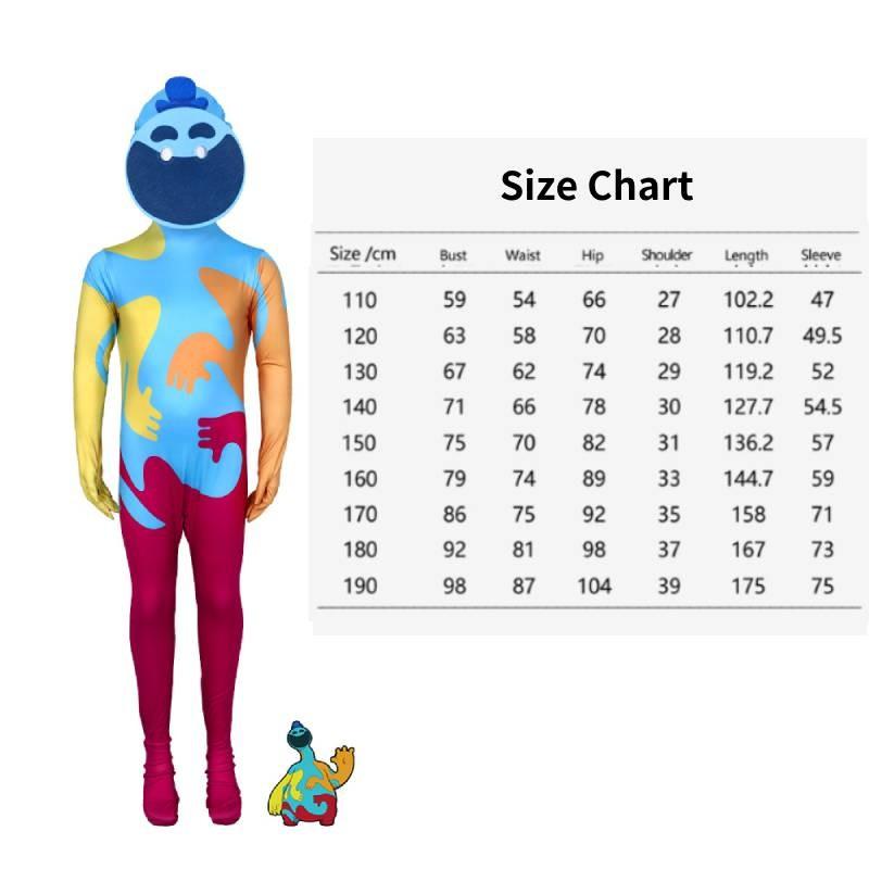 Poppy Playtime4 Cosplay Monster Costume Halloween Performance Jumpsuit Costume