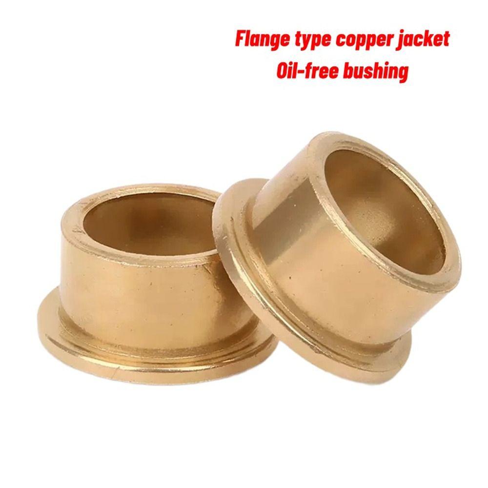 5Pcs Sintered Bronze Flange Sleeve Bearing  for RC Bait Boat DIY Model Accessories