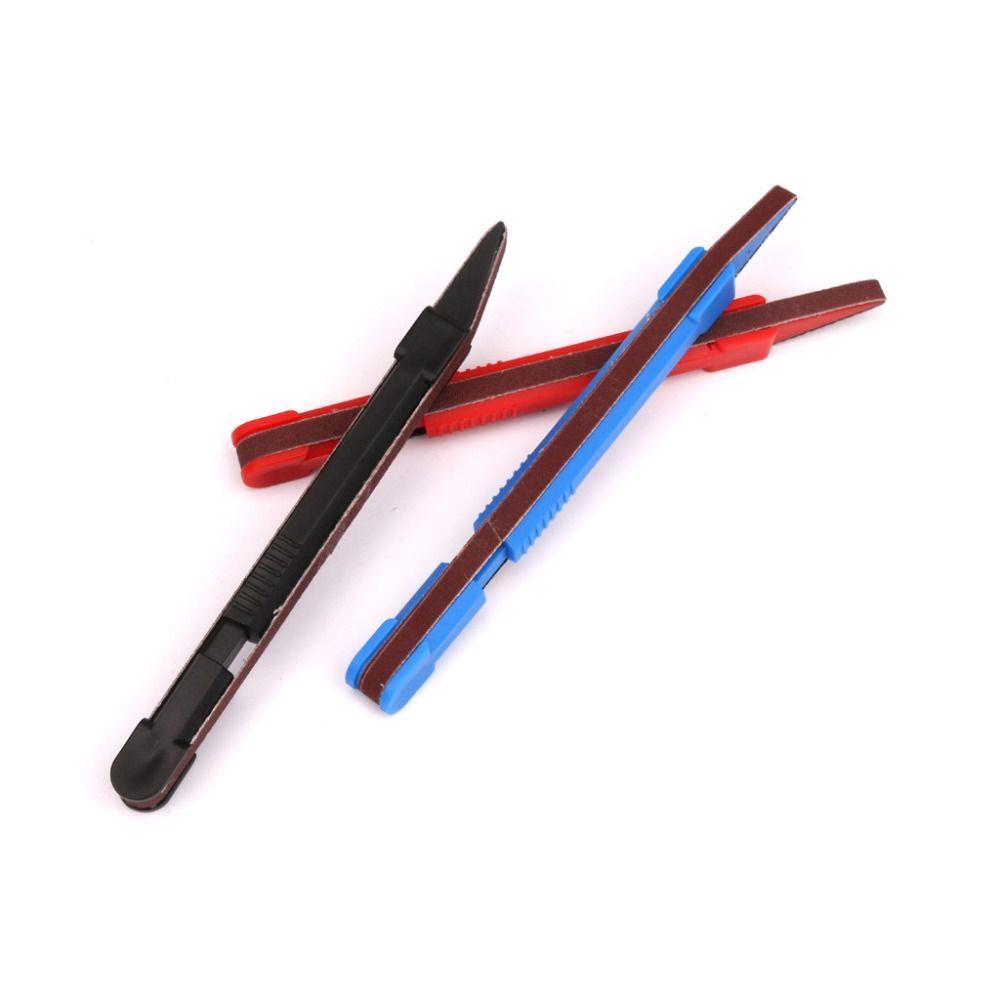 16cm Length Guitar Fret Polishing Pen Pen Shape Fret Polishing Guitar Fret Polishing Wire File Fretboard Sanding with Sand Belt