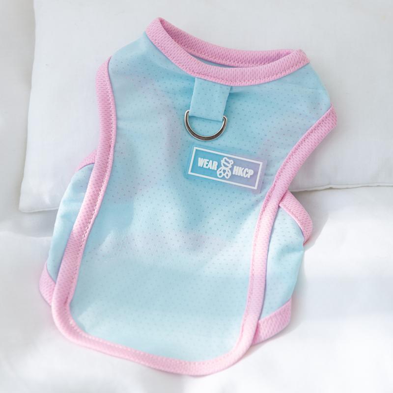 Striped POLO Shirt Puppy Clothes Spring and Autumn Thin Style Teddy Bichon Bear Schnauzer Pet Summer Cat Summer