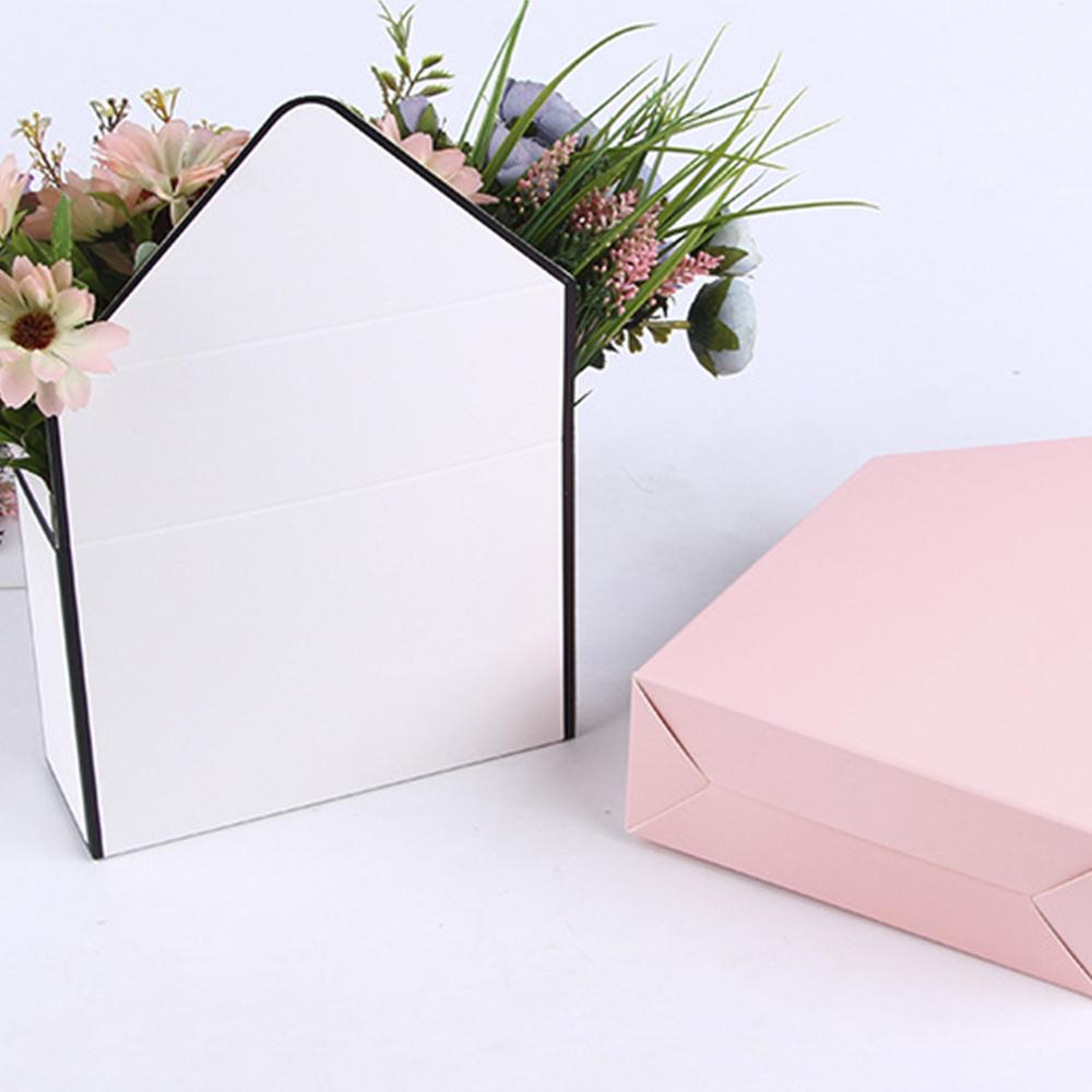 6/12Pcs Envelope Folded Flower Boxes Bouquet Storage Box Creative Wedding Party Valentine's Day Flower Boxes Envelope Flower Box