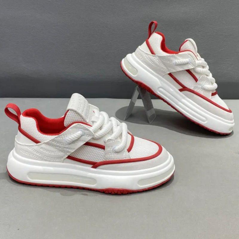 

2025 men s shoes summer new versatile mesh breathable dad casual shoes platform shoes dopamine 43